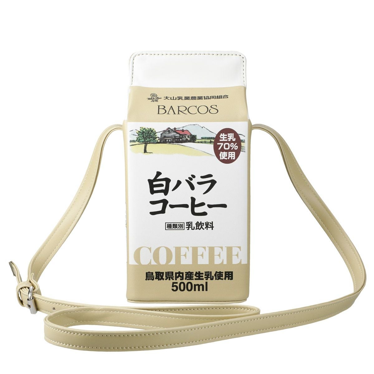 白バラコーヒーポシェット