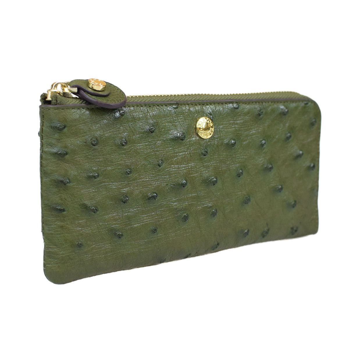 GLウォレット オーストリッチレザーL字型財布<リッコL>