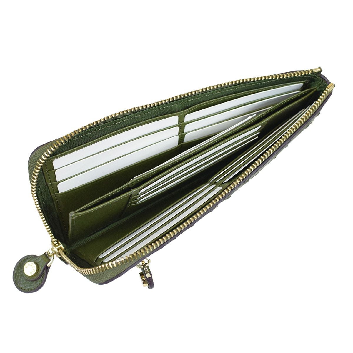 GLウォレット オーストリッチレザーL字型財布<リッコL>