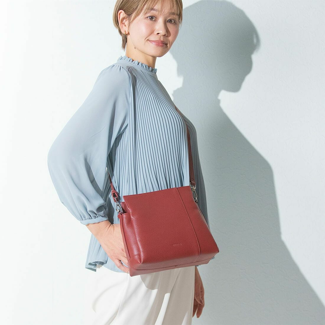 2wayレザーポシェット<ルルショルダー>