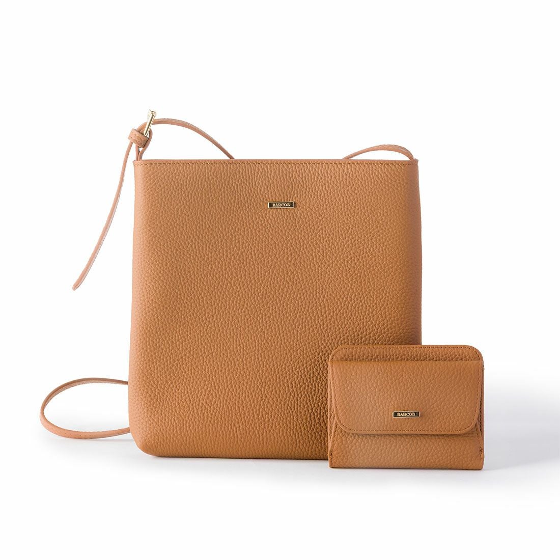 シュリンクレザー折財布&ポシェット<ルーニア>
