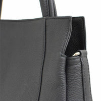 チャーム付き2wayレザーハンドバッグ＜ルル＞