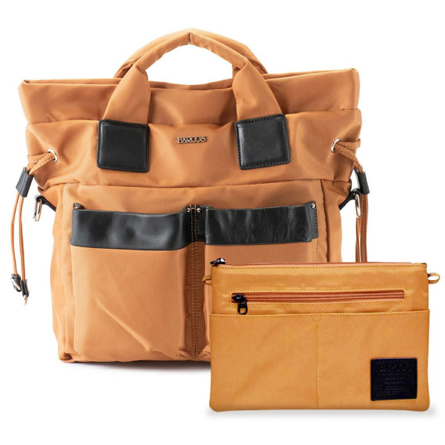 【セット商品】3wayナイロンリュック＜プリモ＞＆ナイロンサコッシュ - オレンジ
