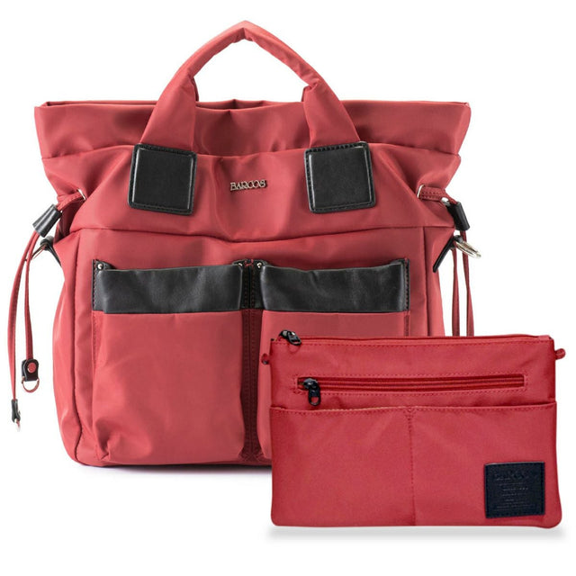 【セット商品】3wayナイロンリュック＜プリモ＞＆ナイロンサコッシュ - レッド