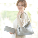 【セット商品】シュリンクレザーショルダーバッグ＆財布＜カジュアルセット＞