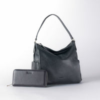 【セット商品】シュリンクレザーショルダーバッグ＆財布＜カジュアルセット＞