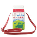 白バラ牛乳ポシェット
