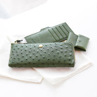 GLウォレット オーストリッチレザーL字型財布＜リッコL＞