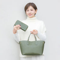 【セット商品】シュリンクレザーハンドバッグ＆財布＜ユニバーサルセット＞