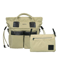 【セット商品】3wayナイロンリュック＜プリモミニ＞＆ナイロンサコッシュ - ベージュ