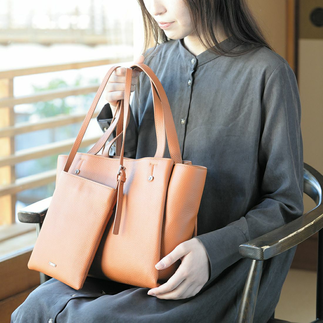 【セット商品】レザートートバッグ＆ポシェット＜アーバンセット＞