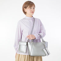 【セット商品】シュリンクレザー2wayバッグ プレミアム4点セット
