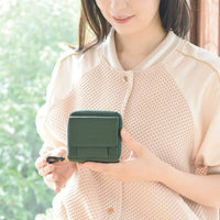 シュリンクレザーキーリング付きコインケース