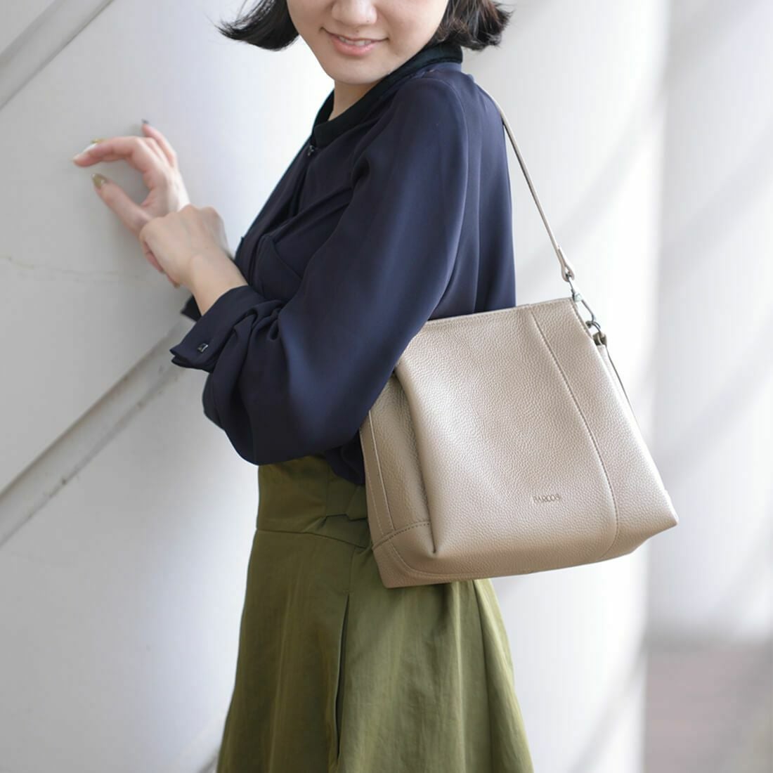 2wayレザーポシェット＜ルルショルダー＞
