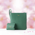 シュリンクレザー折財布＆ポシェット＜ルーニア＞