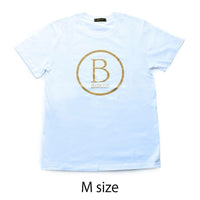 Bマーク入りTシャツ - ホワイト（M）