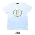 Bマーク入りTシャツ - ホワイト（L）