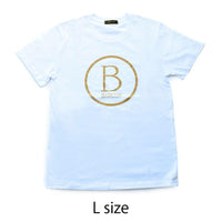 Bマーク入りTシャツ - ホワイト（L）
