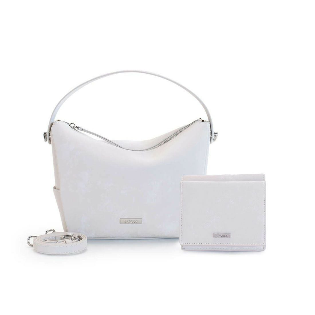 【セット商品】2wayハンドバッグ＜ヴェルーチェ＞＆ミニウォレットセット - ホワイト
