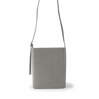 シュリンクレザーエコポシェット - グレー系