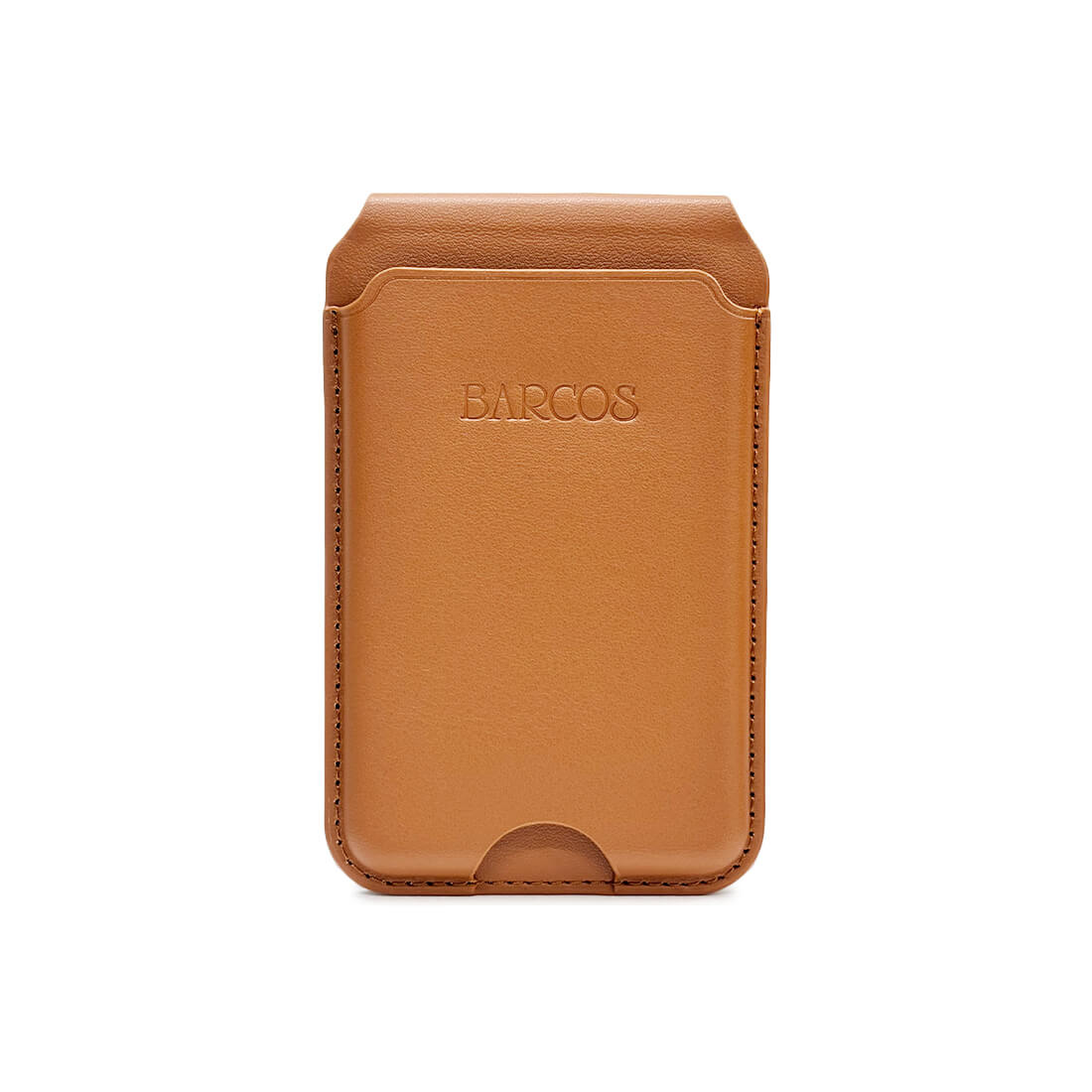 ＜MagSafe対応＞折りたたみカードホルダー - キャメル