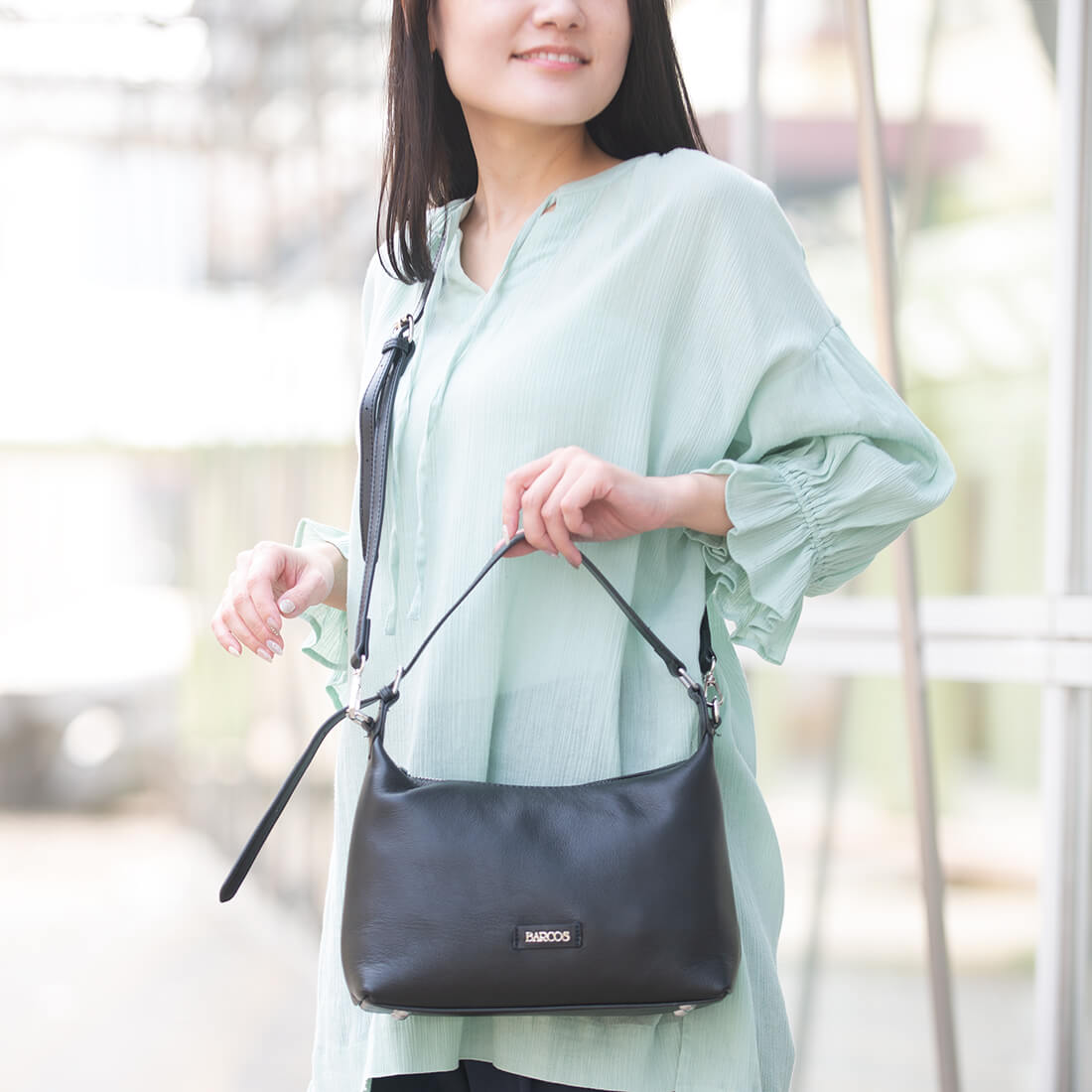 シンプルデザイン2wayレザーバッグ
