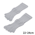 和紙5本指ソックス - グレー（22～24cm）