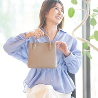 シュリンクレザー2wayハンドバッグ