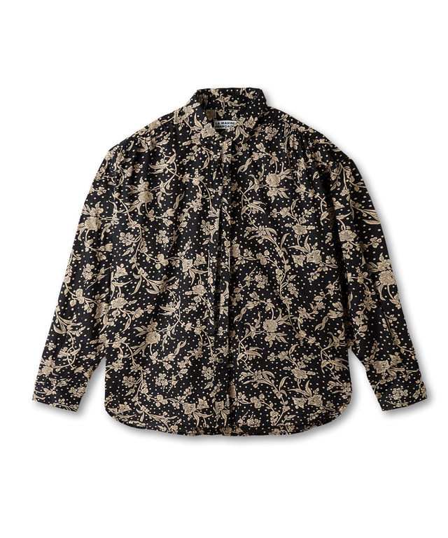 LIBERTYプリントボウタイシャツ