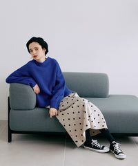 ドットロングスカート